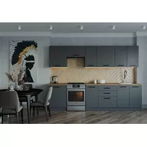 Гарнитур кухонный Антрацит-3000